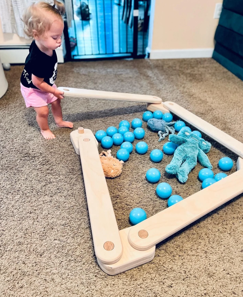 Balance Beam - Natural Wood