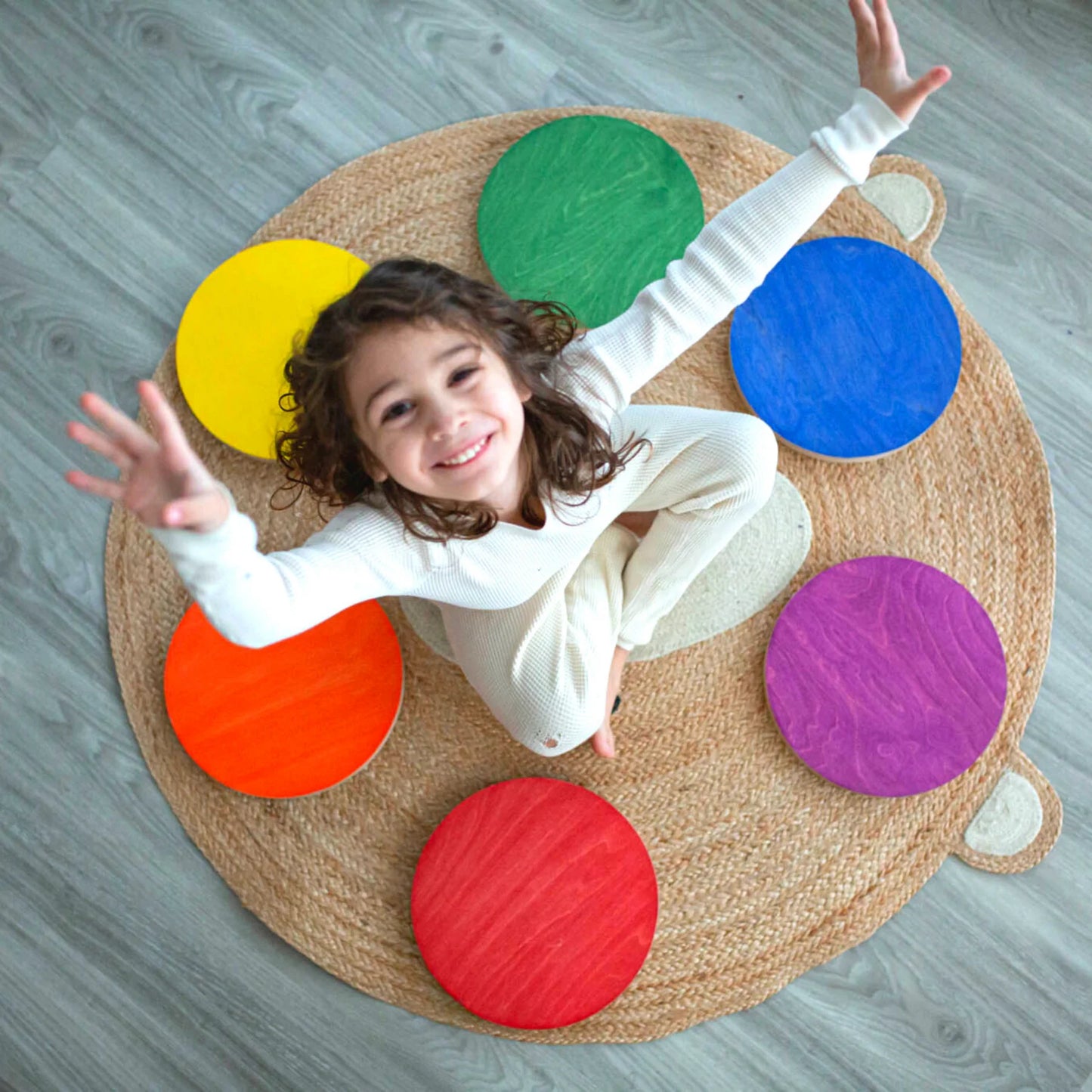 Stepping Stones - Rainbow