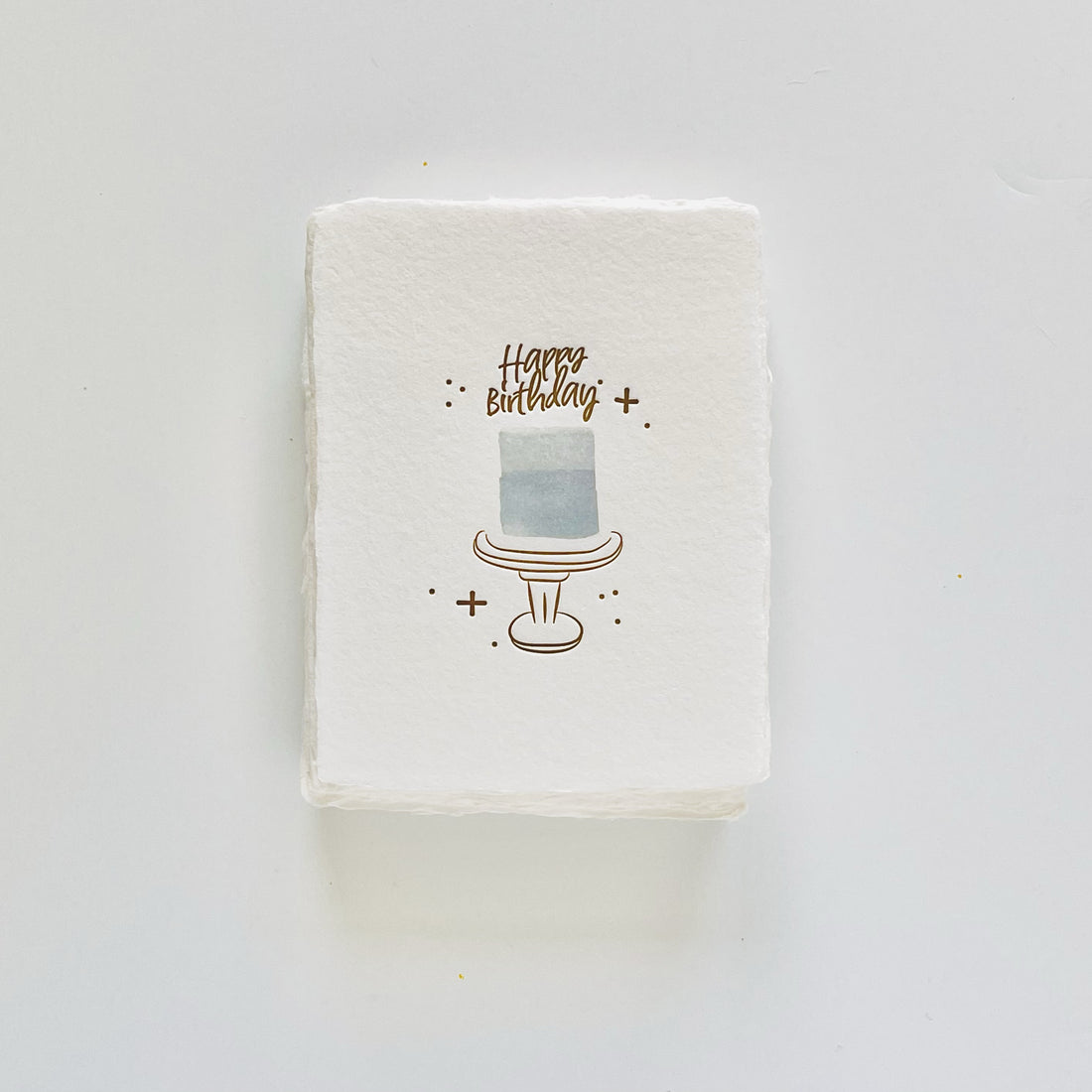 "Happy Birthday" Cake Topper Greeting Card
